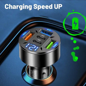 Supplier charging-speed graphic for a car charger