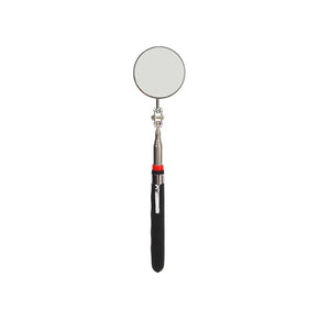 Round inspection mirror on a telescoping handle
