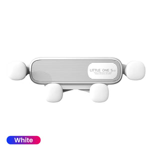 White car phone holder