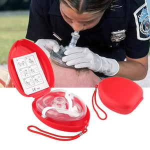 Supplier illustration of a pocket mask in a first-aid scene