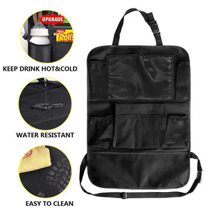 Supplier graphic illustrating the organizer pockets and surface