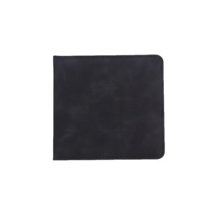 Black short-format document holder on white background