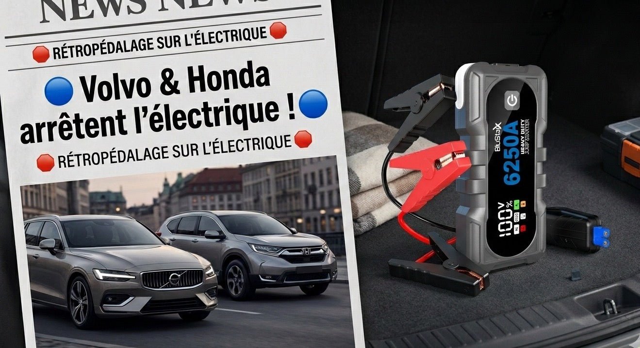 Volvo et Honda rétropédalent sur l'électrique : Pourquoi votre coffre a toujours besoin d'un booster ? - Blustarx