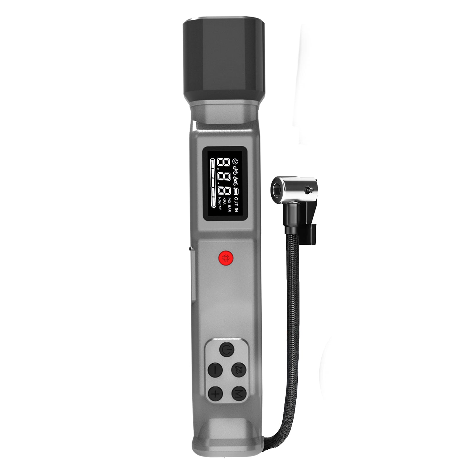 Portable Air Pump and Tire Inflator 3-in-1 Emergency Tool Kit