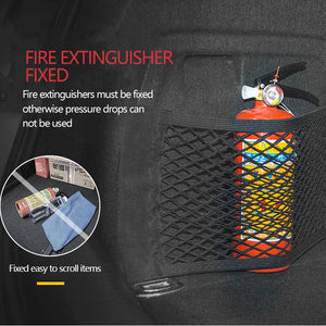 Supplier illustration of a mesh pocket holding equipment