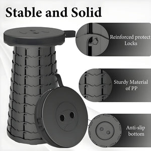 Supplier graphic showing the stool locking segments and base