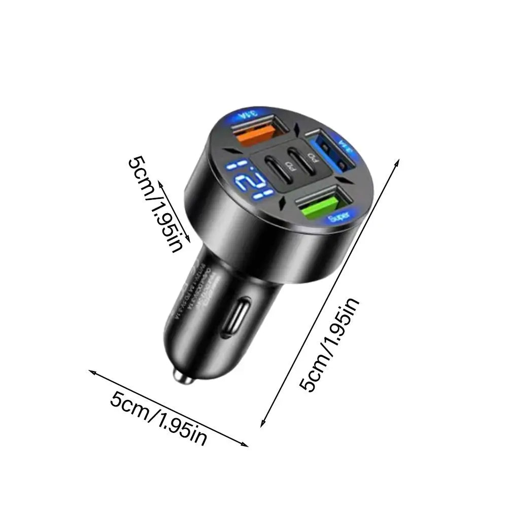 Supplier dimension diagram for a car charger