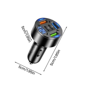Supplier dimension diagram for a car charger