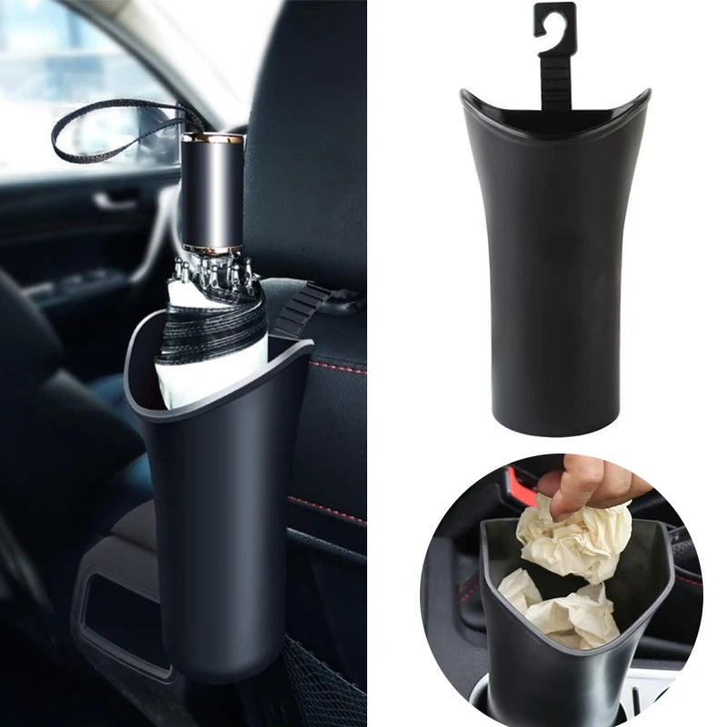 Umbrella holder illustrated for small-item storage