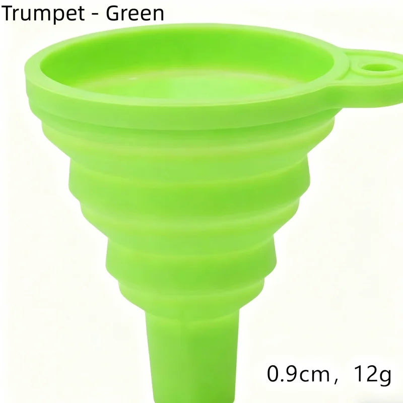 Small green funnel unfolded