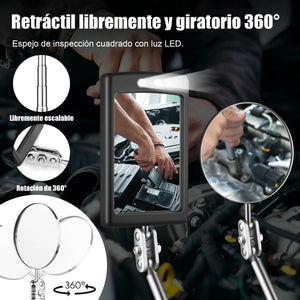 Supplier graphic for a swiveling inspection mirror