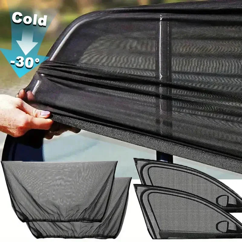 Supplier cooling promotional graphic for a mesh window shade
