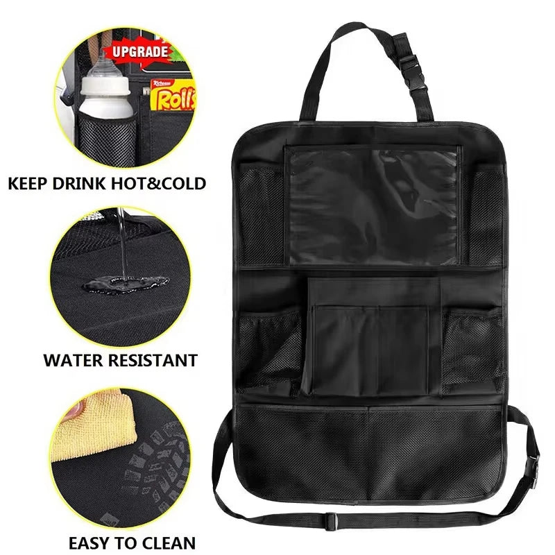 Supplier graphic illustrating the organizer pockets and surface