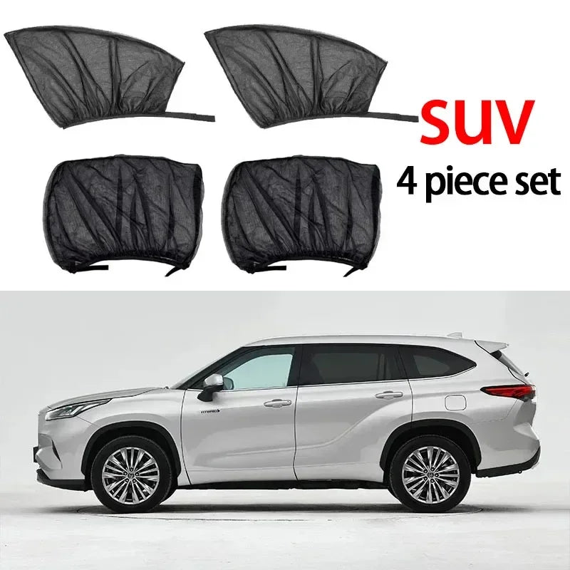 SUV four-piece mesh shade option