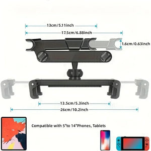 Supplier measurements for headrest and device-clamp fit