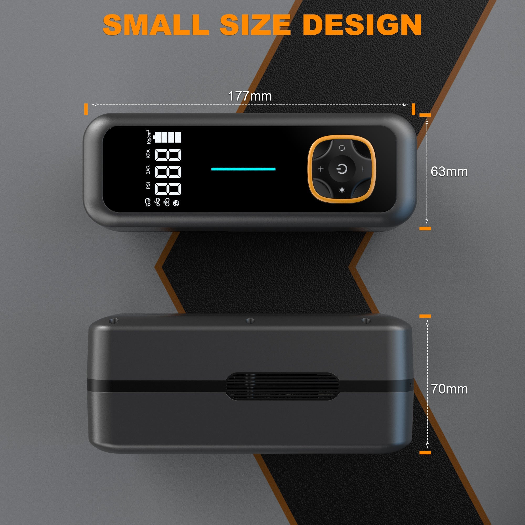 AIRPUMP Car Digital Multi-function Air Pump - Blustarx