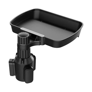 Swivel tray with cup-holder mounting base