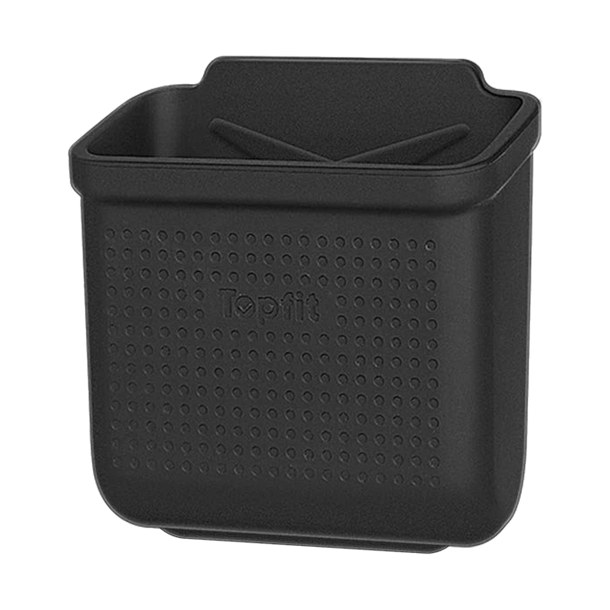 Black compact vehicle storage pocket