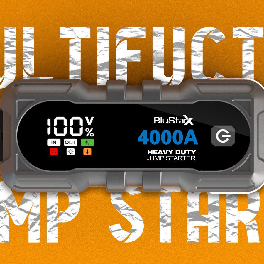 BLUSTARX 4000A Portable Car Jump Starter - Blustarx