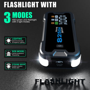BLUSTARX 8250A Démarreur Portable pour Voiture - Blustarx